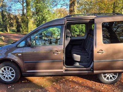 VW Caddy Combi 1.2 TSI, 105PK, 7p, 2013 bruin