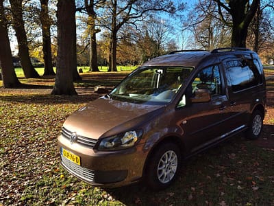 VW Caddy Combi 1.2 TSI, 105PK, 7p, 2013 bruin