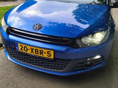 Mooie blauw metallic Scirocco 2.0 TSI 2009
