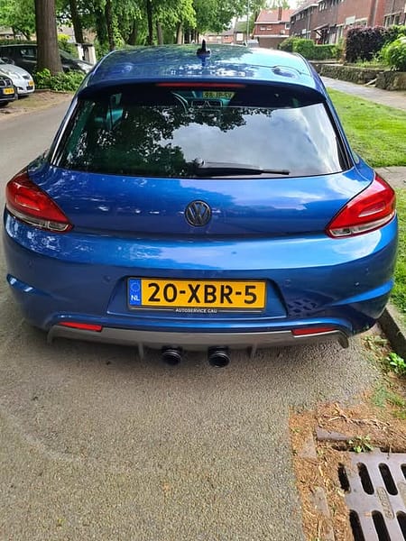 Mooie blauw metallic Scirocco 2.0 TSI 2009