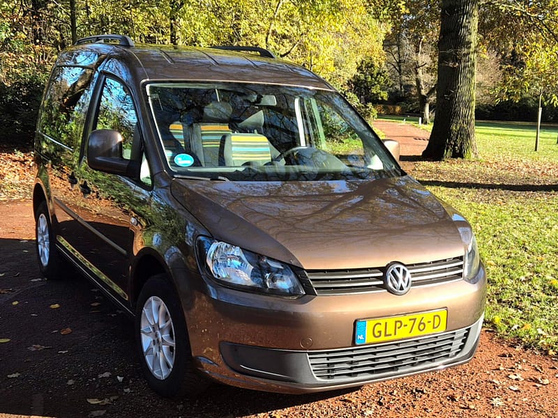 VW Caddy Combi 1.2 TSI, 105PK, 7p, 2013 bruin